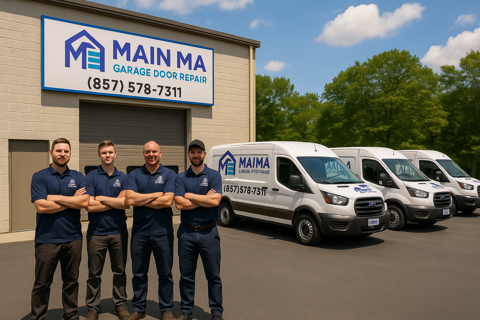 Professional garage door team in Post Falls